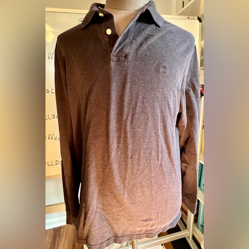 Brooks Brothers Charcoal Grey Polo Shirt - Men’s XL